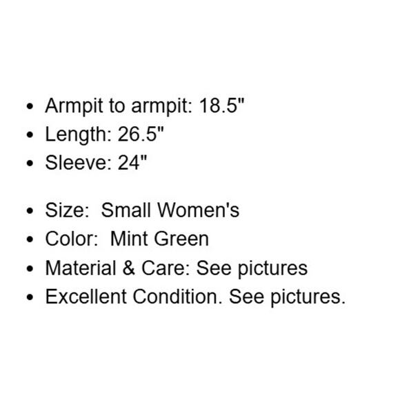 Express Top Womens Small Mint Green The Portofino Shirt Blouse Roll Tab Sleeves - Picture 4 of 15